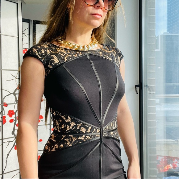 Tadashi Shoji Black Lace Bodycon Dress - Picture 5 of 17